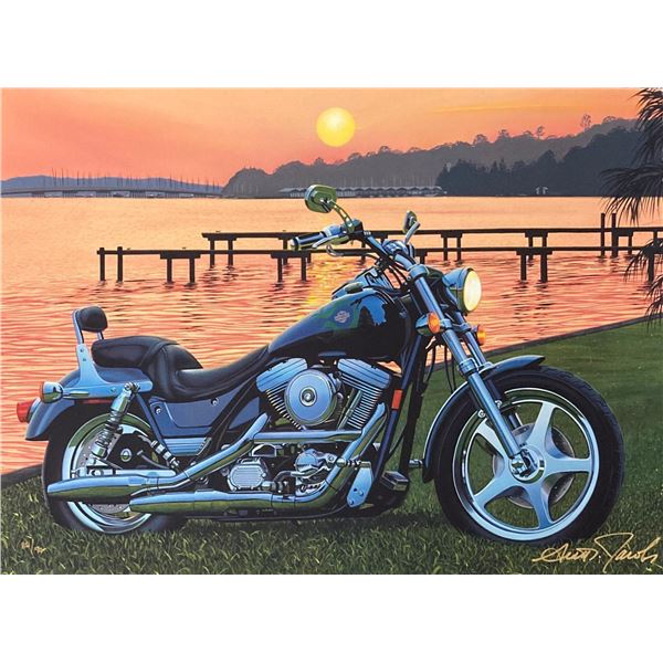 Scott Jacobs- Original Giclee on Canvas "PJs View"