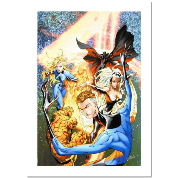 Stan Lee Signed, "Fantastic Four #548" Numbered Numbered Marvel Comics Limited Edition Canvas by Mic