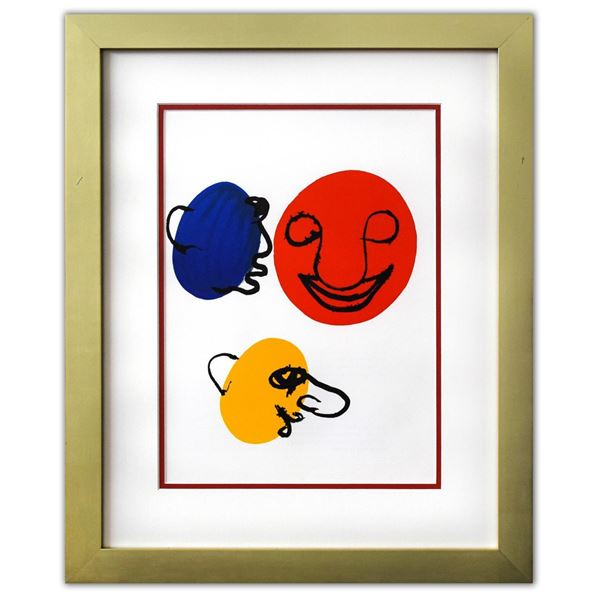 Alexander Calder- Lithograph "DLM221 - Visages"