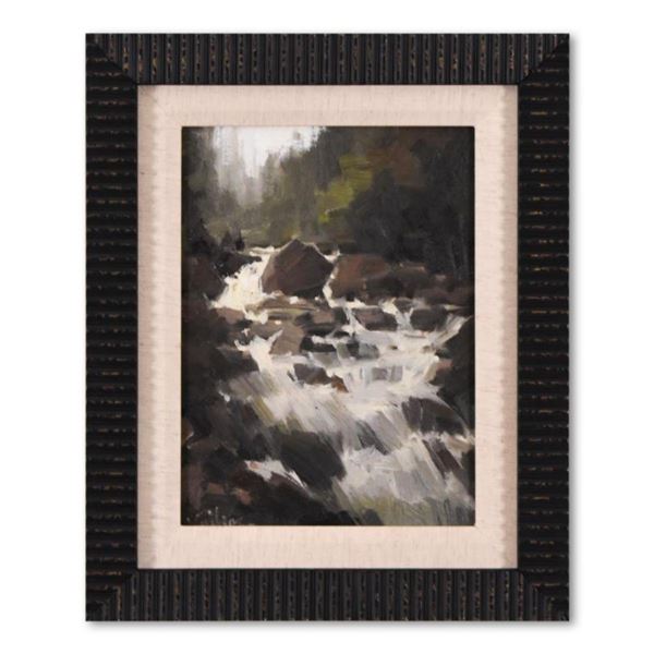 Vadim Zanginian, Framed Original Acrylic Painting on Board, Hand Signed with Letter of Authenticity.