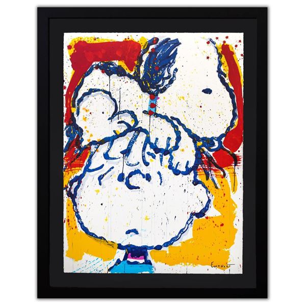 Tom Everhart- Hand Pulled Original Lithograph "Hair Club For Dogs"