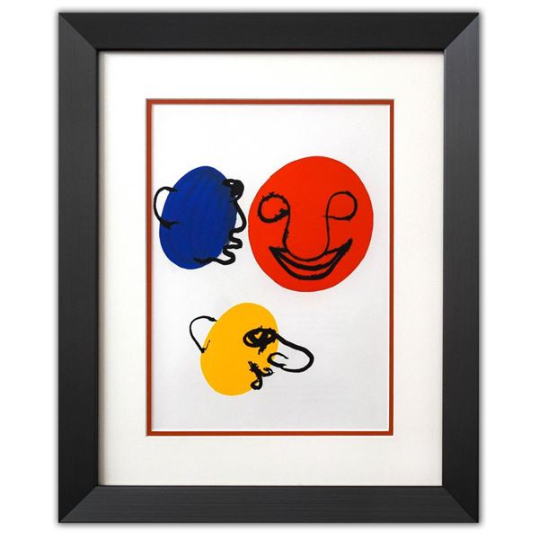 Alexander Calder- Lithograph "DLM221 - Visages"