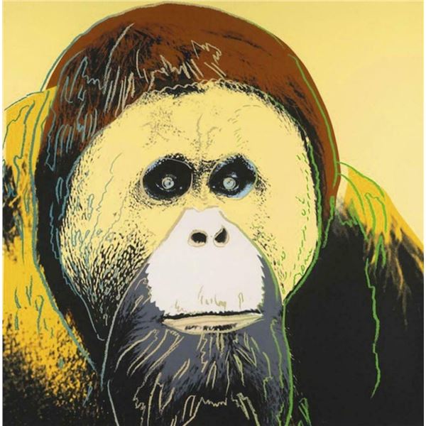 Andy Warhol- Screenprint in colors "Orangutan"