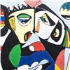 Image 2 : Jenik Cook, "Union" Original Acrylic Painting on Canvas (43" x 59"), Hand Singed with Letter of Auth