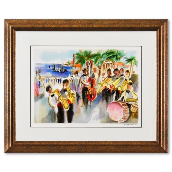 Michael Rozenvain, Framed Limited Edition Serigraph, Numbered 354/380 and Hand Signed with Letter of
