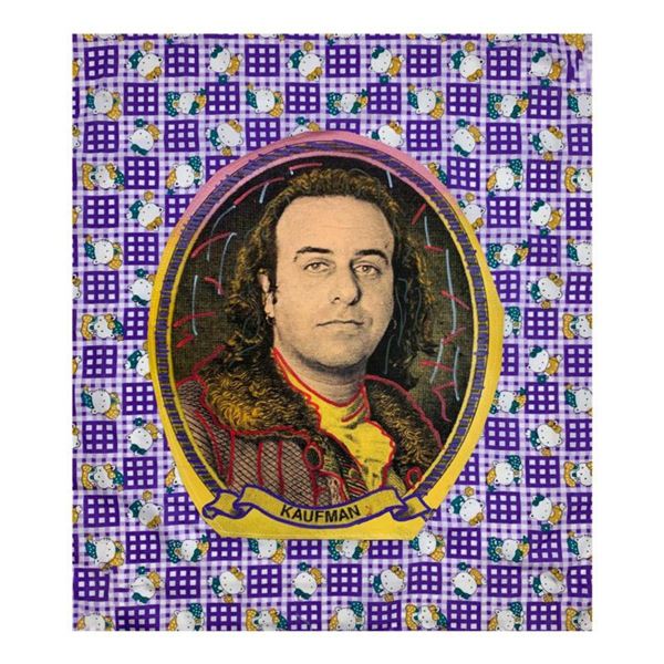 Steve Kaufman (1960-2010) "Steve Kaufman" Hand Signed and Numbered Limited Edition Hand Pulled silks