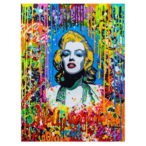 Nastya Rovenskaya- Mixed Media "Blonde Bombshell"