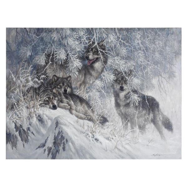 Larry Fanning, "Crystal Morning" Limited Edition on Canvas, AP Numbered and Hand Signed with Letter 