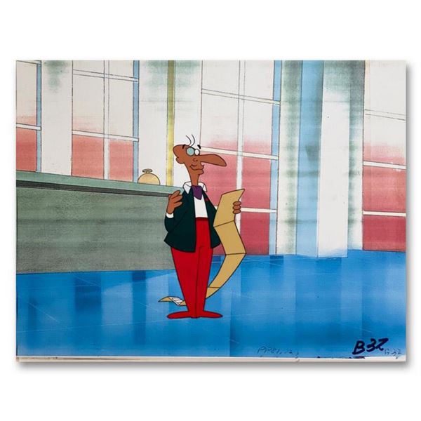 The Pink Panther Show Original Production Cel and Production Sketch. Includes letter of authenticity