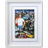 Image 1 : Charles Fazzino- 3D Construction Silkscreen Serigraph "Forever James Dean"