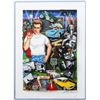 Image 2 : Charles Fazzino- 3D Construction Silkscreen Serigraph "Forever James Dean"