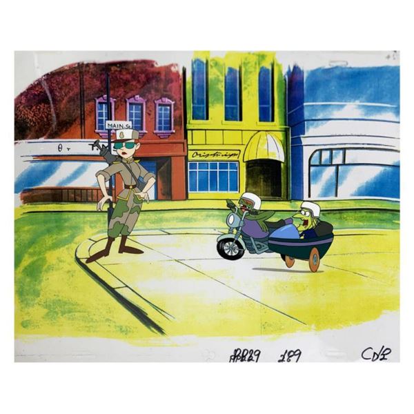 Original Production Cel from the Animated Classic, "The Pink Panther", with Letter of Authenticity.