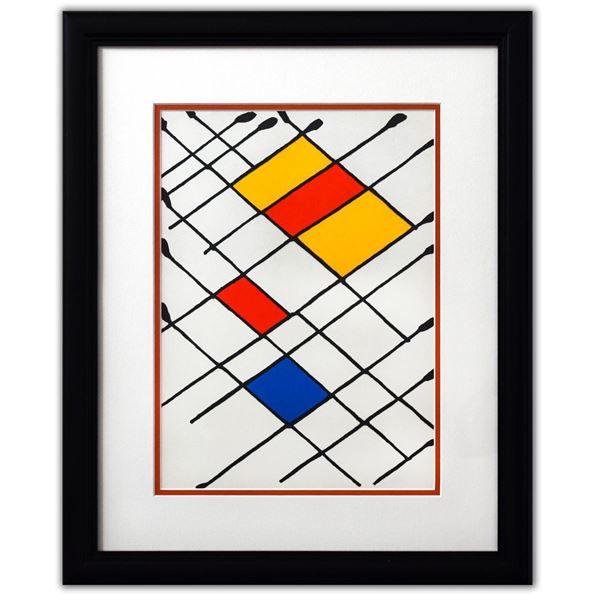 Alexander Calder- Lithograph "DLM156 - Damier"