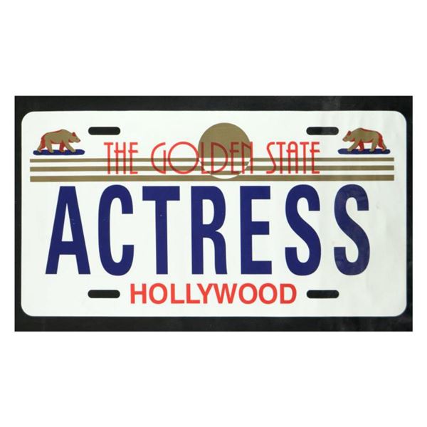 Steve Kaufman (1960-2010) "Actress" Hand Pulled Limited Edition Silkscreen on Canvas, TP Numbered 50