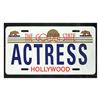 Image 1 : Steve Kaufman (1960-2010) "Actress" Hand Pulled Limited Edition Silkscreen on Canvas, TP Numbered 50
