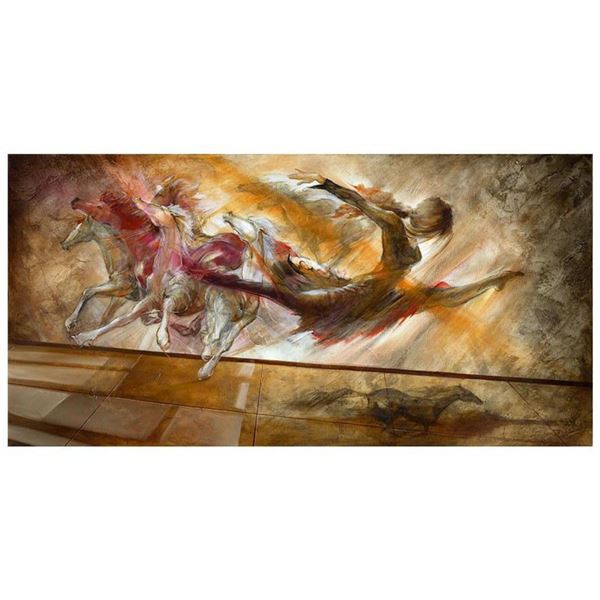 Lena Sotskova,  Force of Nature  Hand Signed, Artist Embellished Limited Edition Giclee on Canvas wi