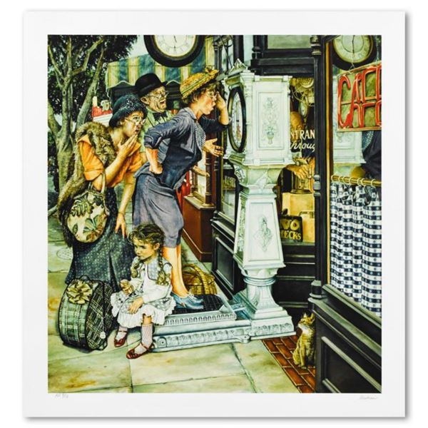 Susan Brabeau, "The Weigh Machine" Limited Edition Seriolithogrpah, Numbered and Hand Signed with Le