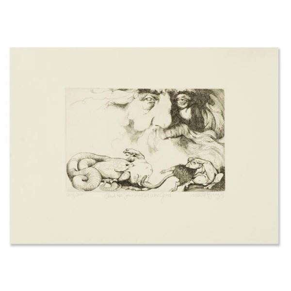 Charles Bragg (1931-2017), "And He Saw That it Was Good" Limited Edition Etching, Numbered and Hand 