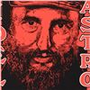 Image 2 : Steve Kaufman (1960-2010) "Fidel Castro" Limited Edition Silkscreen on Canvas, Numbered 20/50 and Ha