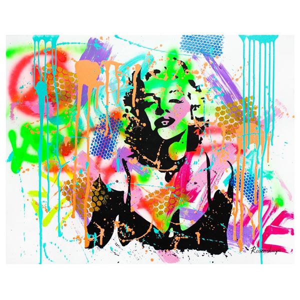 Nastya Rovenskaya- Original Oil on Canvas "Shadow of Marilyn Monroe"