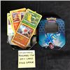 Image 1 : 350+ POKEMON TRADING CARDS WITH COLLECTIBLE TIN