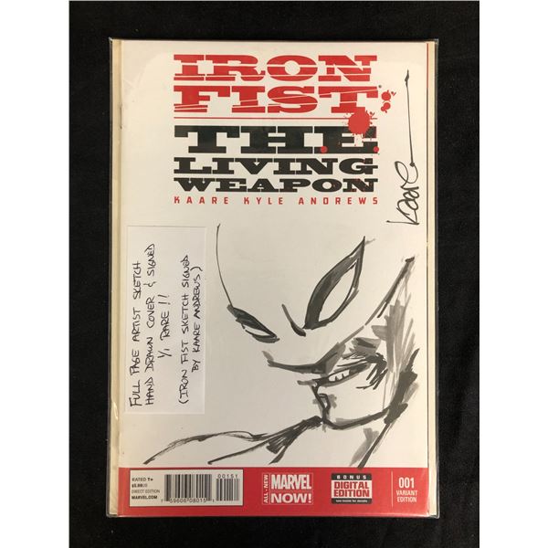 IRON FIST: THE LIVING WEAPON #1 (MARVEL COMICS)