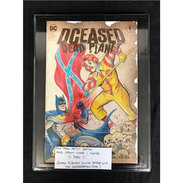 DCEASED: DEAD PLANET #1 (RONALD MCDONALD KILLING BATMAN WITH THE CONFEDERATE FLAG) DC COMICS