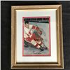 Image 1 : GORDIE HOWE AUTOGRAPHED CUSTOM FRAMED PHOTO (COA)