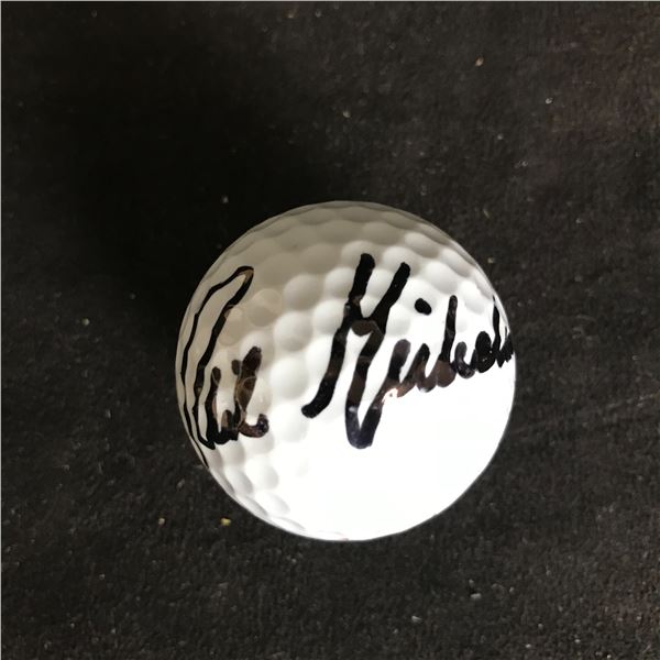 PHIL MICKLESON AUTOGRAPHED GOLF BALL