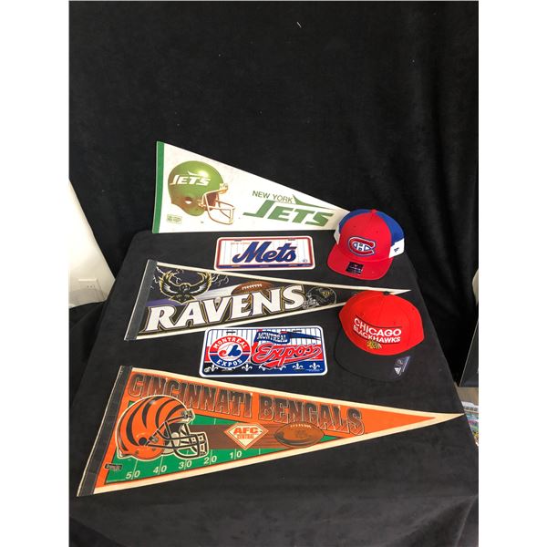 ASSORTED SPORTS COLLECTIBLES LOT