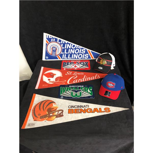 ASSORTED SPORTS COLLECTIBLES LOT