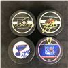 Image 1 : NHL AUTOGRAPHED HOCKEY PUCK LOT