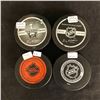 Image 2 : NHL AUTOGRAPHED HOCKEY PUCK LOT