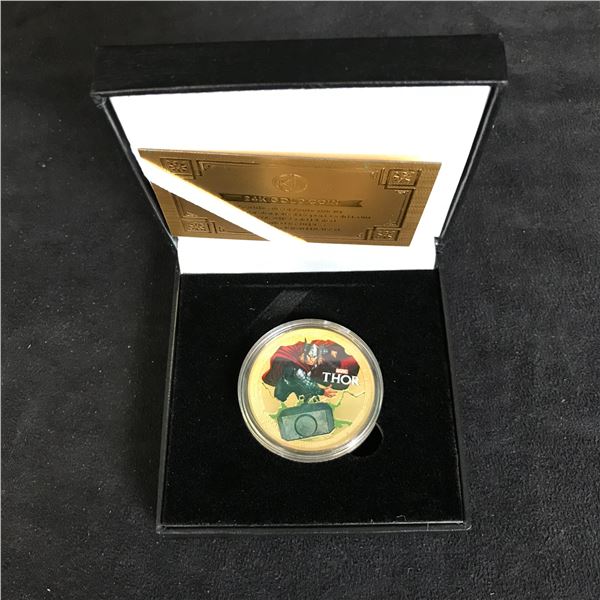 THOR COMMEMORATIVE COIN w/ DISPLAY BOX