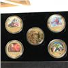 Image 2 : THE AVENGERS COMMEMORATIVE 5 COIN w/ DISPLAY BOX