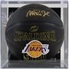 Image 1 : Magic Johnson Signed Spalding NBA Basketball w/ COA