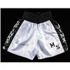 Image 1 : MICHAEL SPINKS AUTOGRAPHED BOXING TRUNKS INSCRIBED "JINX" (JSA COA)