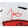 Image 2 : TYREEK HILL SIGNED CHIEFS FULL-SIZE LUNAR ECLIPSE ALTERNATE SPEED HELMET (BECKETT COA)