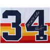 Image 2 : NOLAN RYAN AUTOGRAPHED HOUSTON ASTROS JERSEY INSCIRBED "100.7 M.P.H. FASTBALL" (PSA COA)