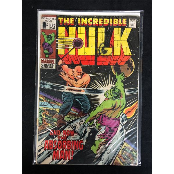 THE INCREDIBLE HULK #125 (MARVEL COMICS)