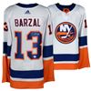 Image 1 : MATHEW BARZAL AUTOGRAPHED NEW YORK ISLANDERS ADIDAS ON-ICE STYLE JERSEY (FANATICS COA)