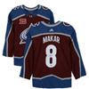 Image 1 : CALE MAKAR AUTOGRAPHED COLORADO AVALANCHE ADIDAS ON-ICE STYLE JERSEY (FANATICS COA)