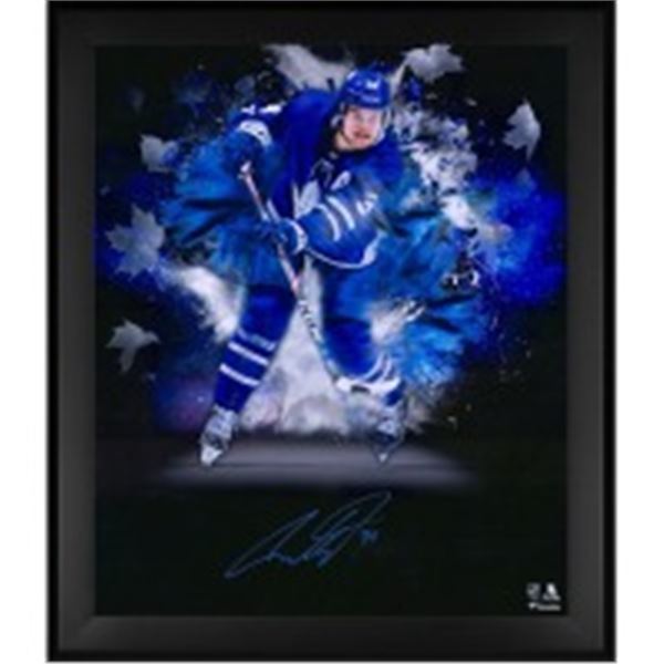 AUSTON MATTHEWS SIGNED TORONTO MAPLE LEAFS 20X24 CUSTOM FRAMED PHOTO (FANATICS HOLOGRAM)