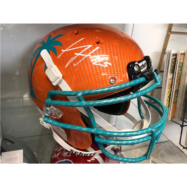 XAVIEN HOWARD AUTOGRAPHED FULL-SIZE AUTHENTIC ON-FIELD HYDRO DIPPED SPEED REP HELMET (BECKETT COA)