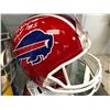 Image 1 : O.J. SIMPSON BUFFALO BILLS "HOF 85" SIGNED RED THROWBACK 87-01 FULL-SIZE REP HELMET (JSA COA)