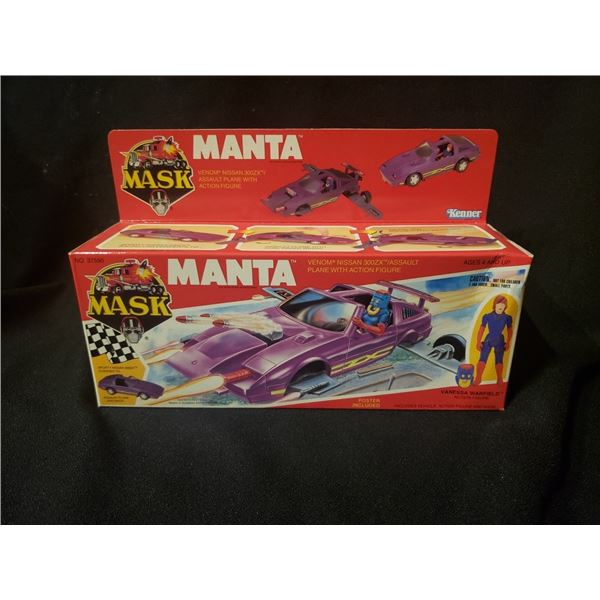 MASK MANTA "VENOM NISSAN 300ZX ASSAULT PLANE W/ACTION FIGURE