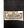 Image 1 : BANK OF CANADA 1937 ONE DOLLAR BILL BC-21C GORDON J/M