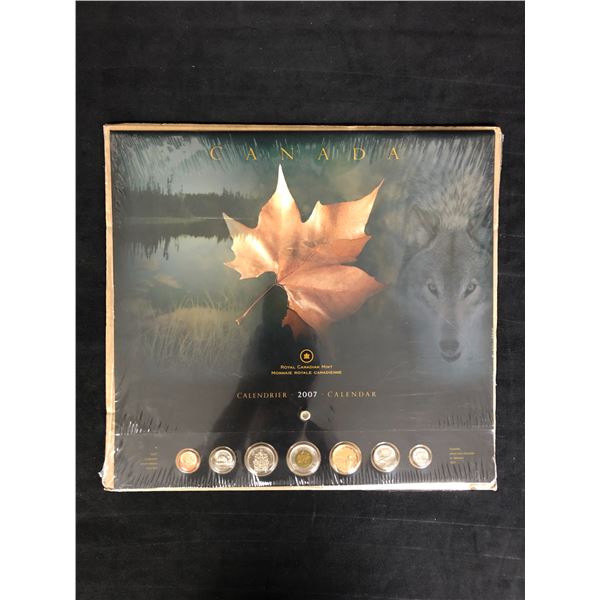 ROYAL CANADIAN MINT 2007 CALENDAR & COIN SET