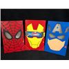 Image 1 : SPIDER-MAN, IRON MAN & CAPTAIN AMERICA GLOBOX SUPERHERO WALL LIGHTS
