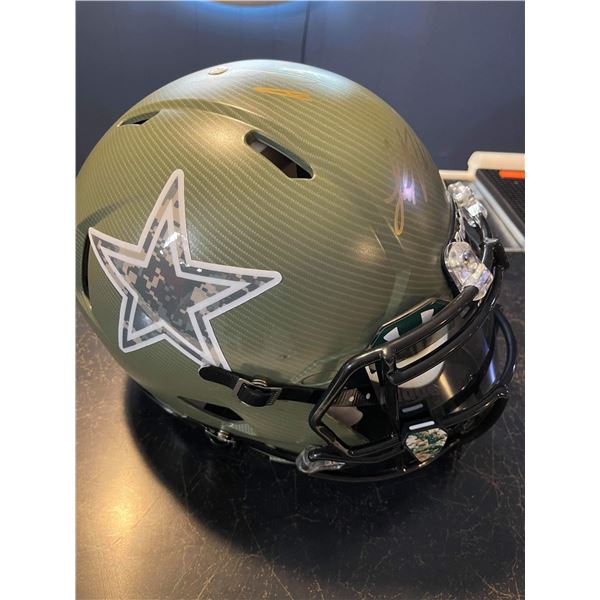 AMARI COOPER & DALLAS COWBOYS FULL-SIZE SPEED REP HELMET (COA)